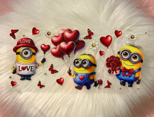 16oz UV DTF Wrap- Min Heart Balloons
