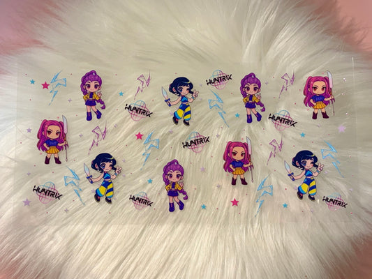 16oz UV DTF Wrap- Huntrix