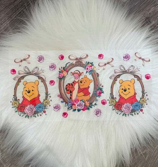 16oz UV DTF Wrap- Yellow Bear