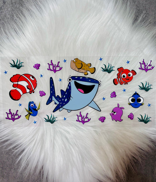 UV DTF Wrap- Shark