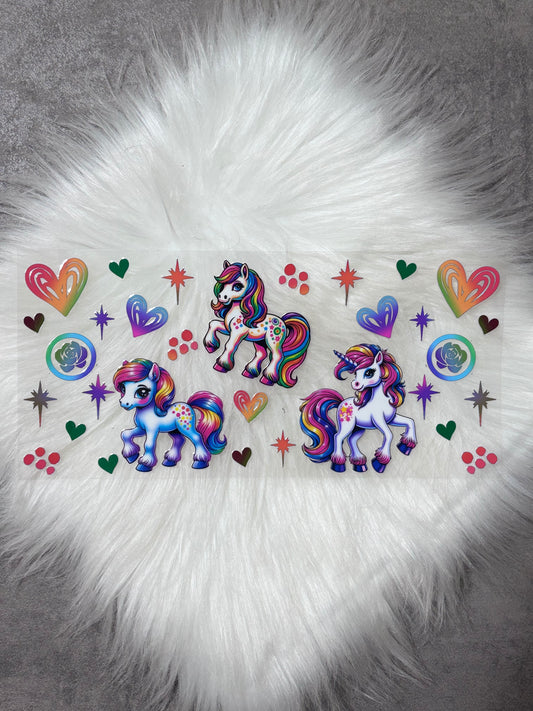 16oz UV DTF Wrap- Unicorns
