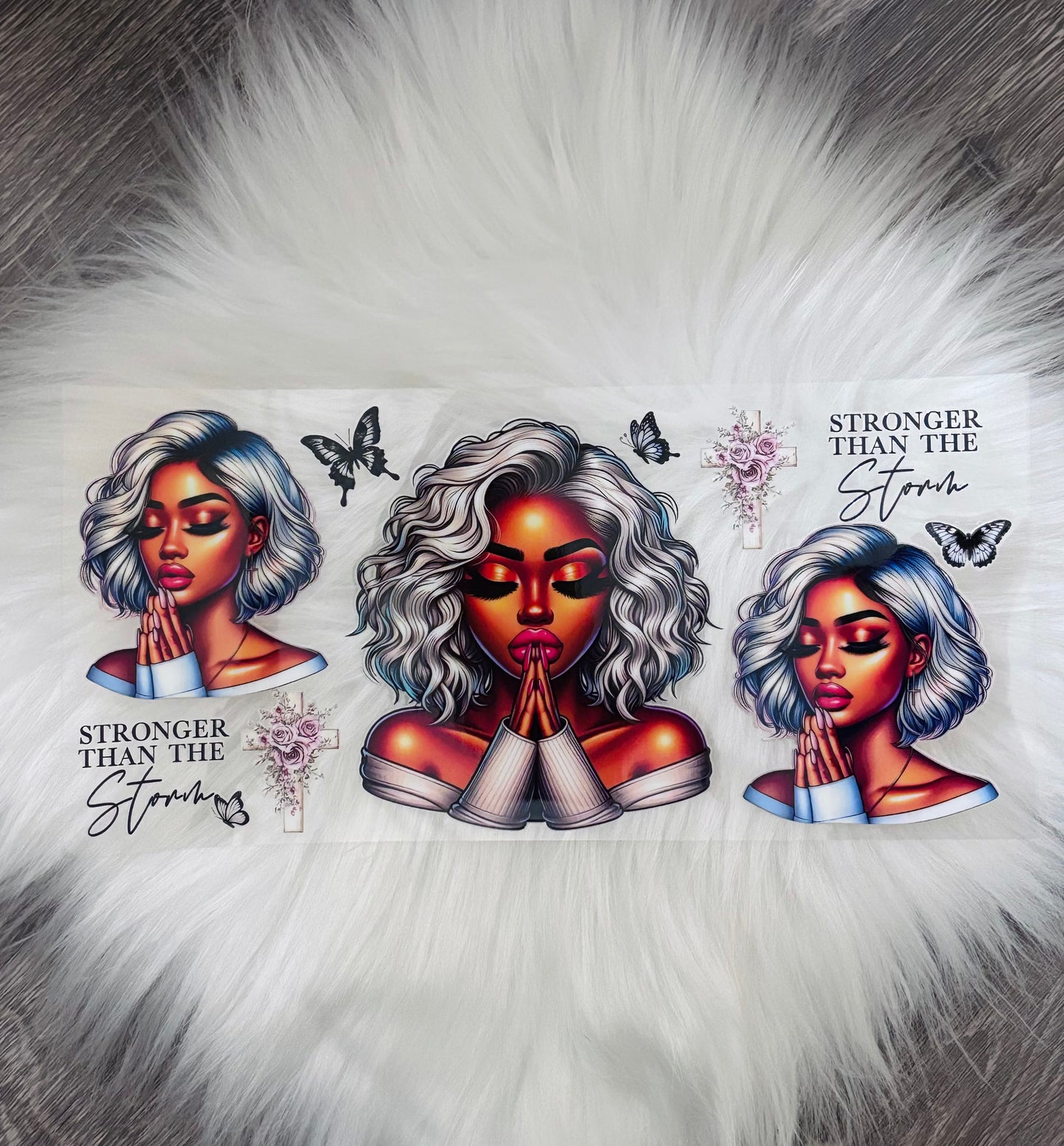 16oz UV DTF Wrap- Stronger Than The Storm