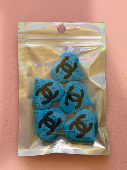Silicone Focal Beads (5 Per Pack)