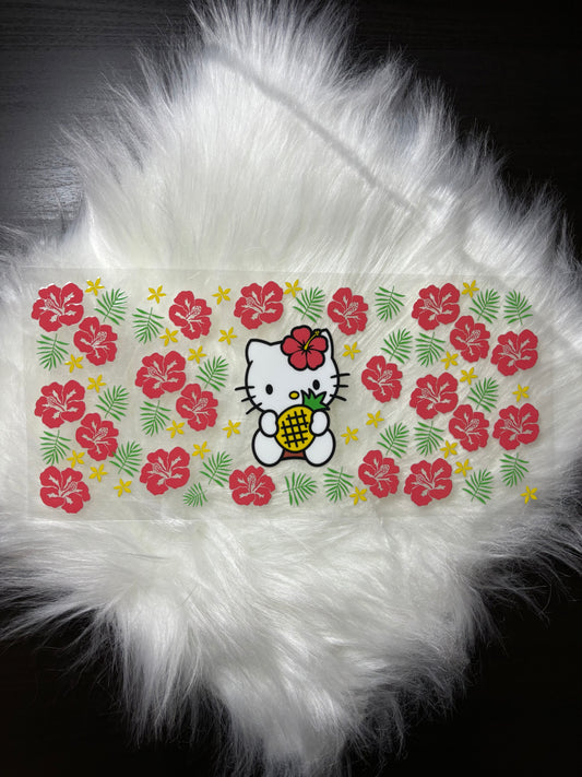16oz UV DTF Wrap- HK Pineapple