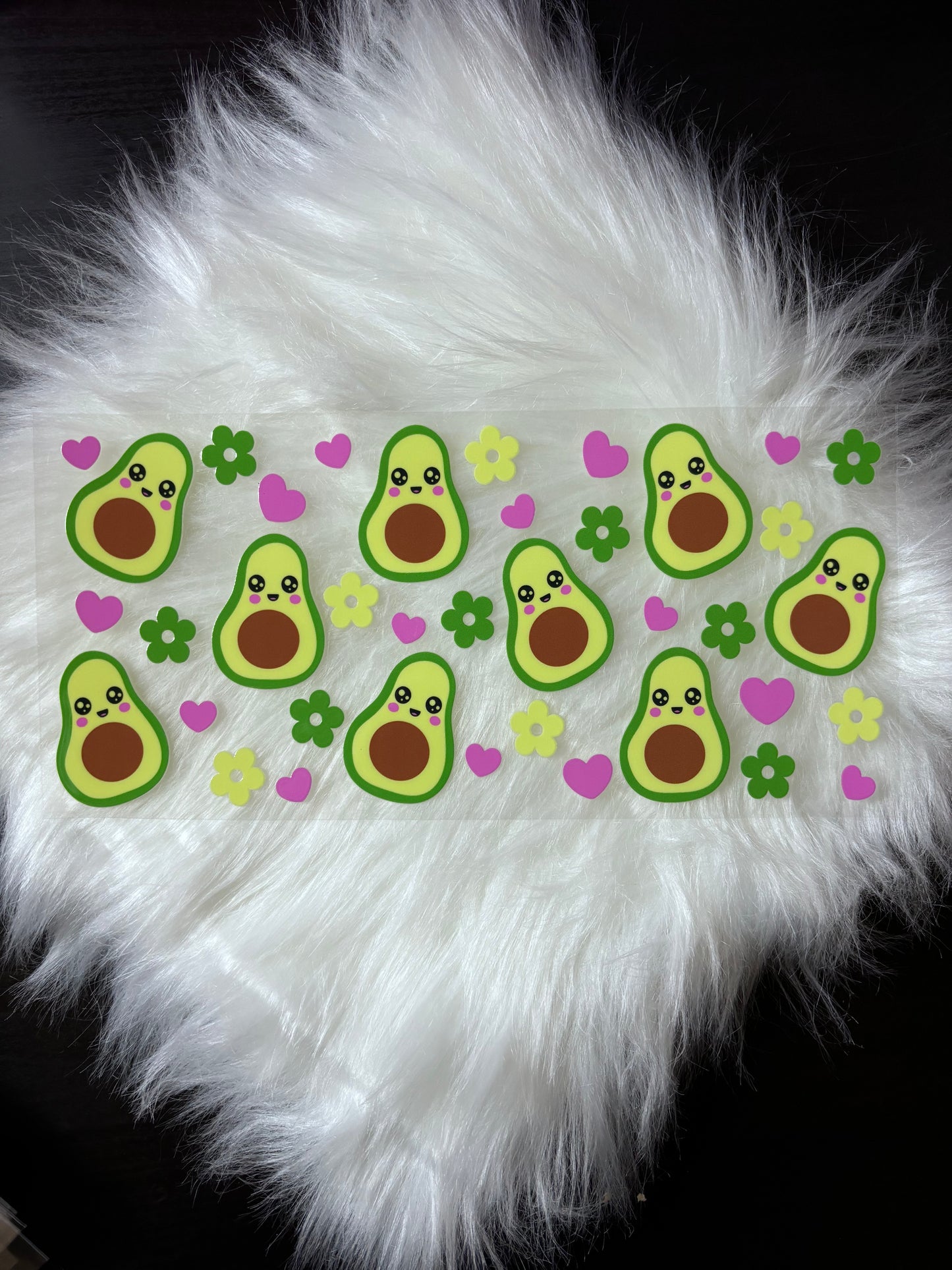 16oz UV DTF Wrap- Avocados