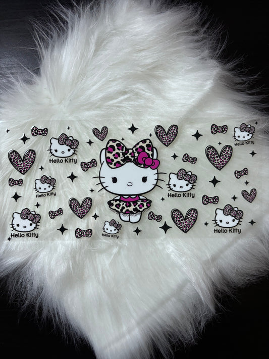 16oz UV DTF Wrap- HK Leopard