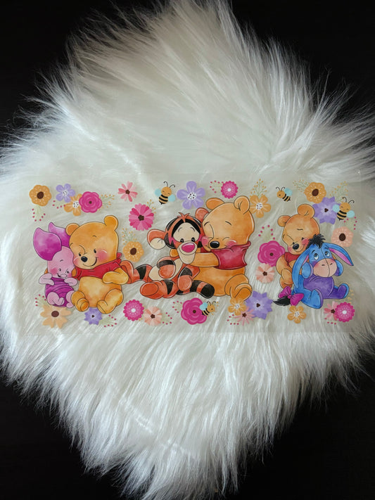 16oz UV DTF Wrap- Bear & Friends