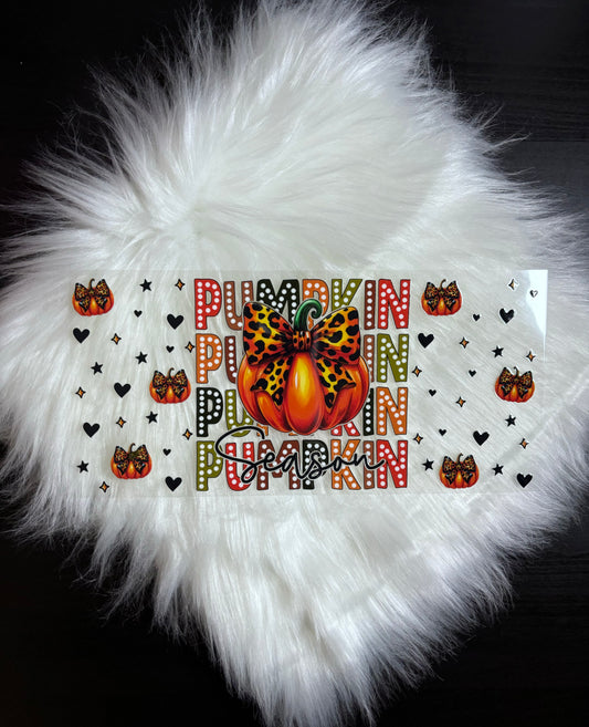 16oz UV DTF Wrap- Pumpkin Season