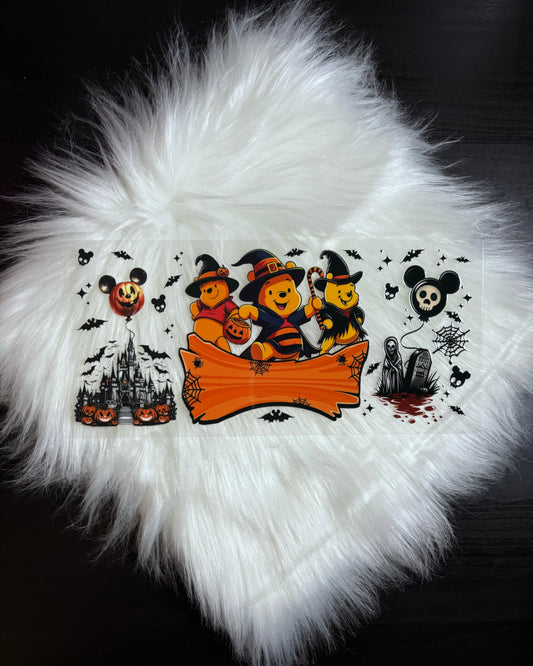16oz UV DTF Wrap- Halloween Bear