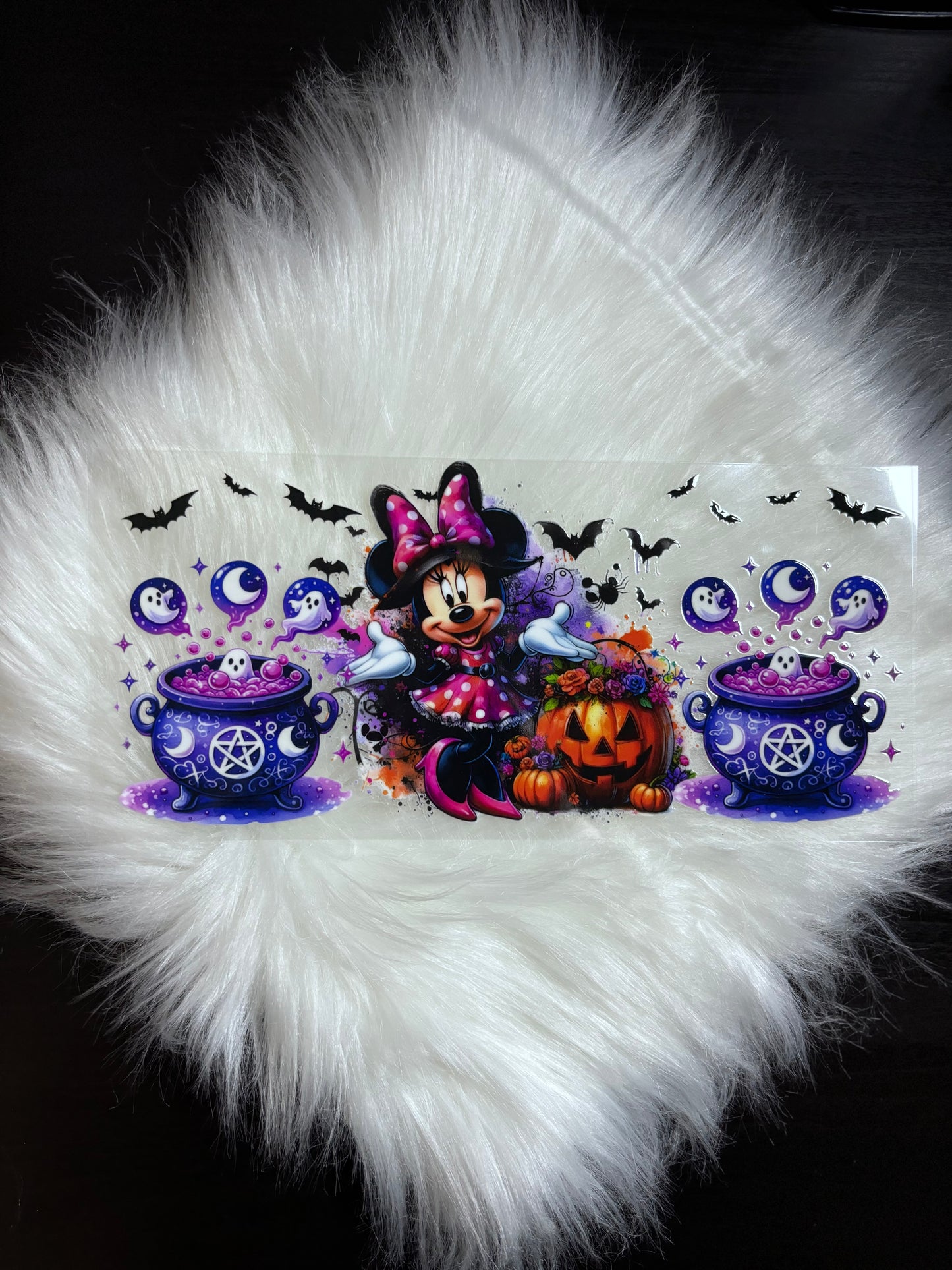 16oz UV DTF Wrap- Halloween Minny