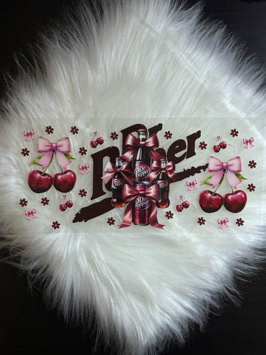 16oz UV DTF Wrap- DR Pepper Cherries