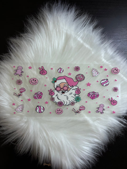 UV DTF Wrap- Retro Santa #2