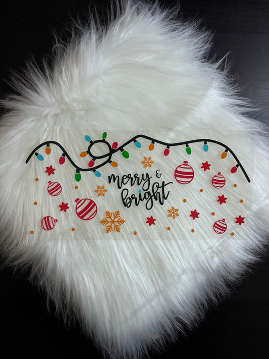 16oz UV DTF Wrap- Merry & Bright