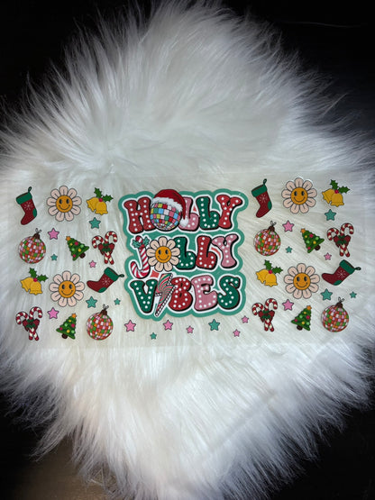 UV DTF Wrap- Holly Jolly Vibes