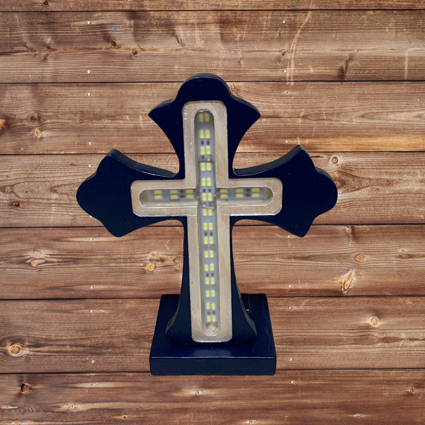 Hand Carved Custom LED Light Up Crosses