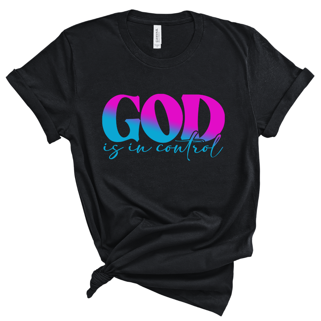 God Is In Control- SHORT SLEEVE TSHIRT